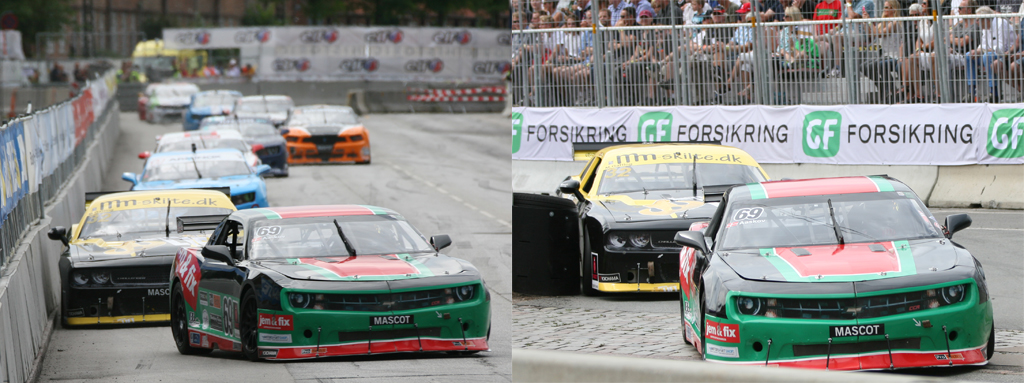 Med de store DTC racere gælder det om at kunne holde kursen, som Michelle Gatting på fornem vis mestrede det i 2016, her er hun på jagt efter Kasper Aaskov.
(Foto: Motorsporten.dk)